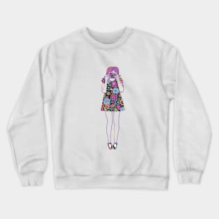 Camera Girl Crewneck Sweatshirt